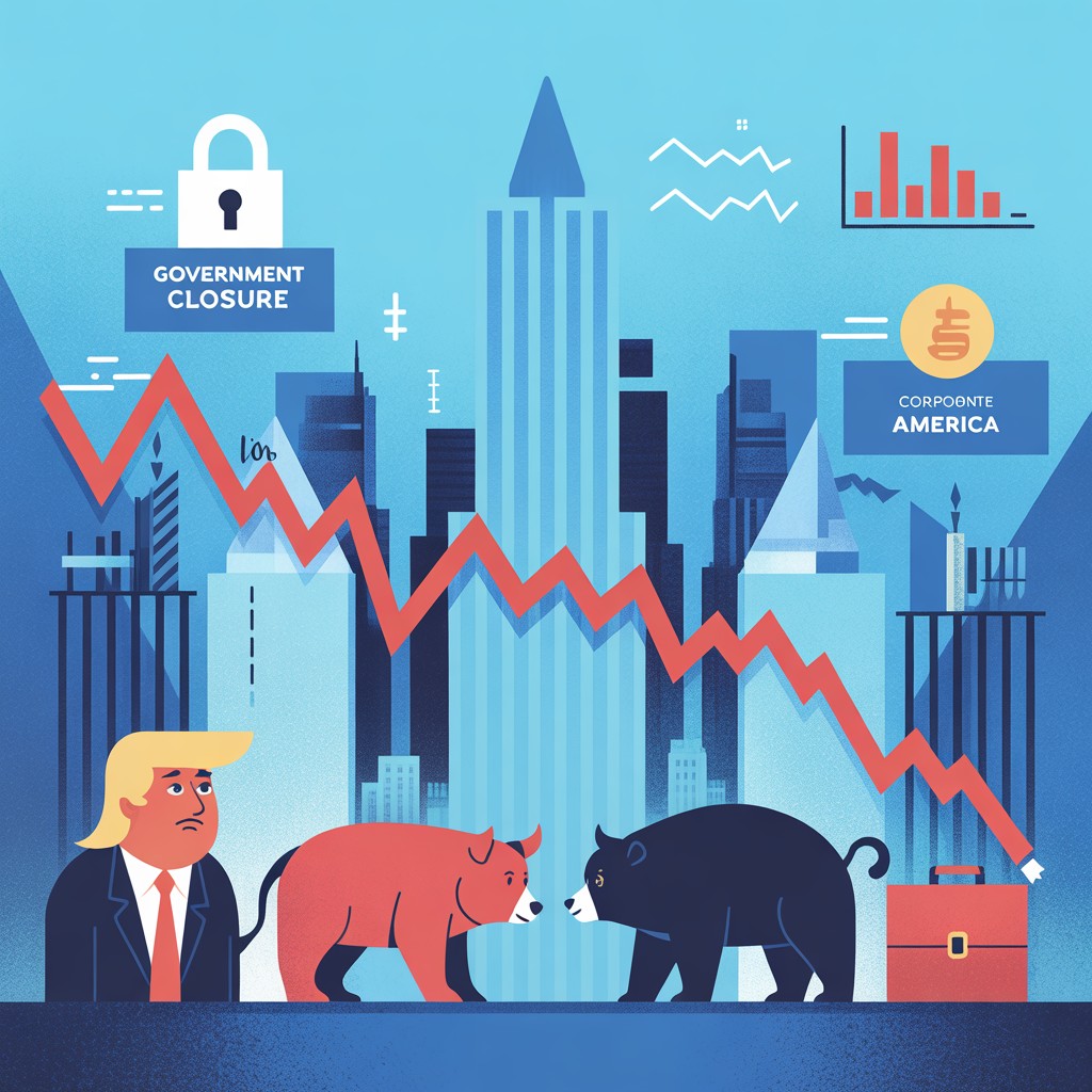 How US Stocks React To Political Turbulence And Why A Trump Government Closure Shakes Wall Street Confidence