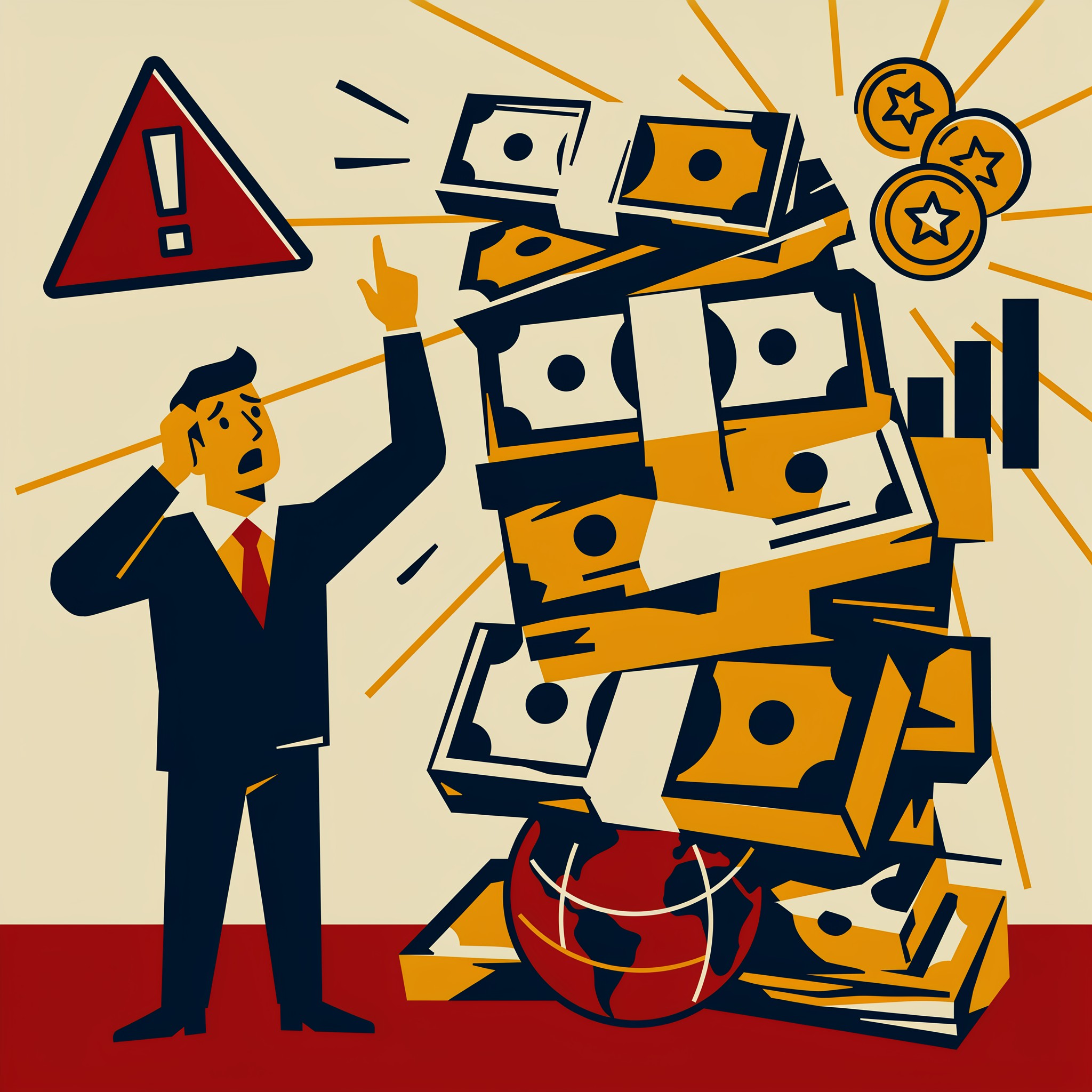 Global Debt Hits a Record $348 Trillion and Jamie Dimon Is Warning About a Bond Crisis